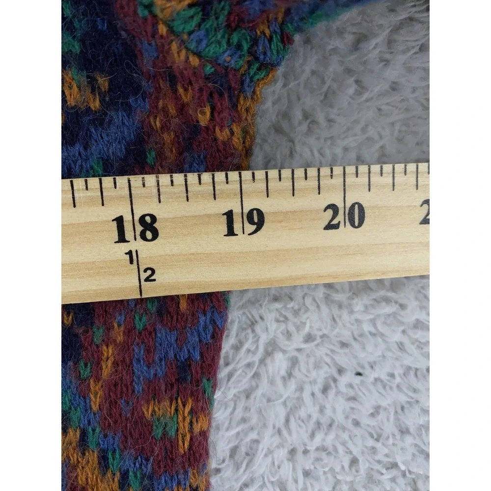 Vintage Sphinx Sweater CROP FIT Small Paisley‎ Knit Pullover Italy 90s